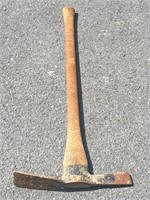 Mattock/ Pick Axe w/Wooden Handle NICE!