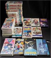 Group of anime VHS box lot