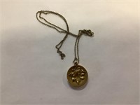 Maple Leaf Locket with Chain