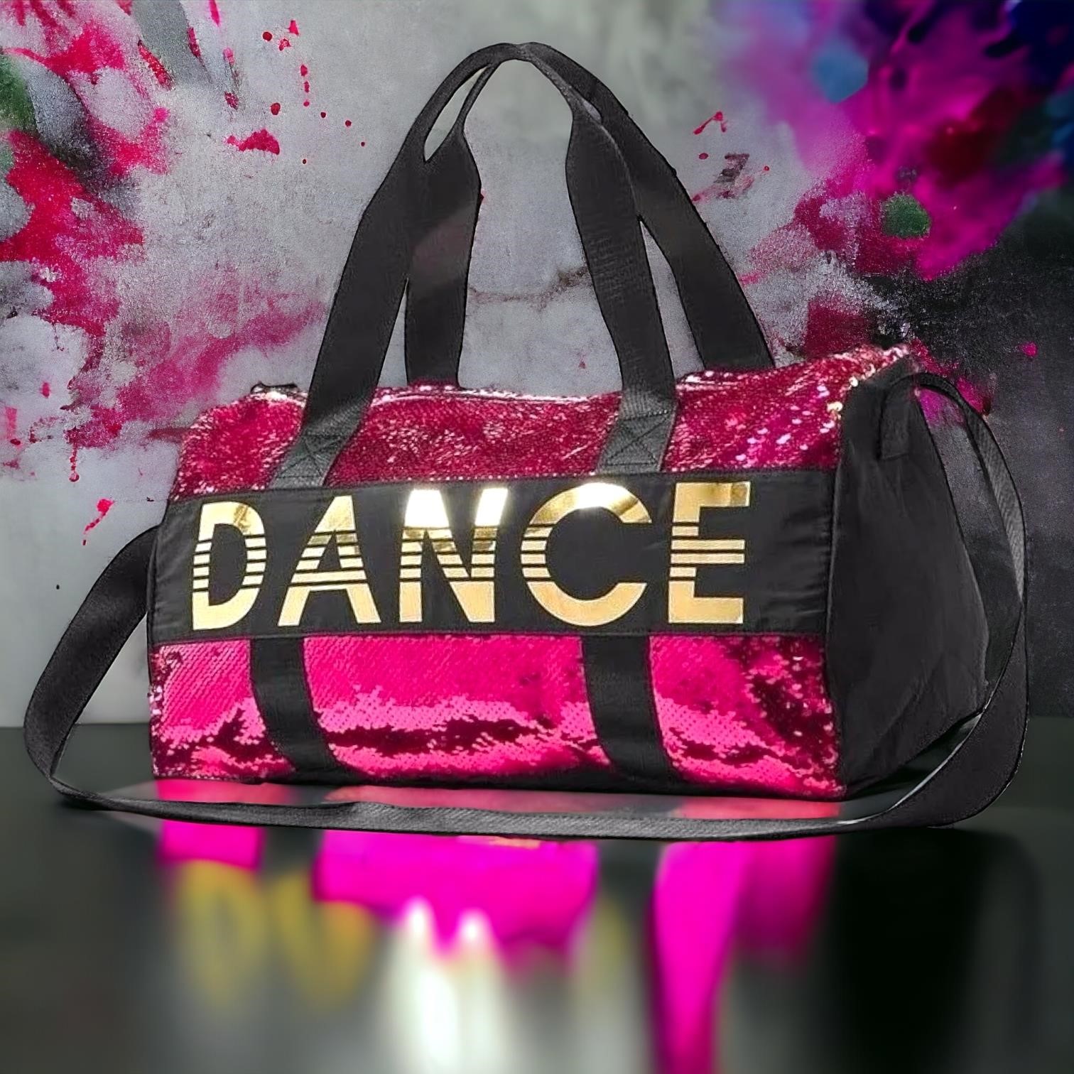 Justice Girl Dance Sequin Duffle Bag