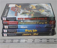 Lot of 5 PS2 Games
