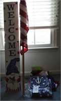 Qty of American Flags, American Flat Welcome