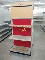 5 Sections of Metal Ace End Cap Shelving Units