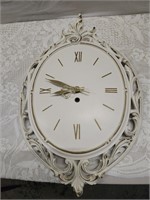 Vintage Syroco Resin Clock 1962