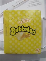 Bubbaloo Sabor Platano 47PCS
