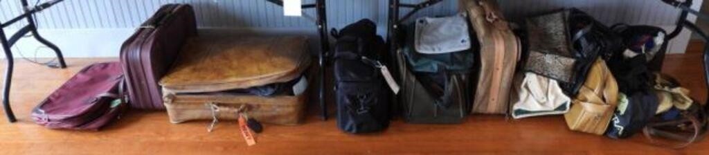Large Qty of vintage Luggage in various styles