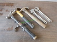 Assorted Hammers & Wrenches