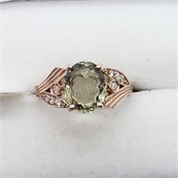 14K Rose Gold, Zultanite Diamond Ring