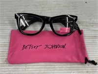 Betsy Johnson glasses with cover