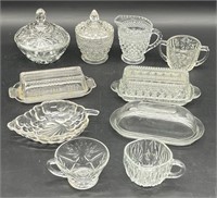 CANDY DISHES, BUTTER DISHES & MORE