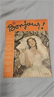 1937 Bonjour magazine -Jeanette MacDonald
