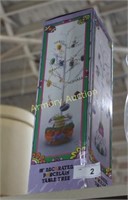 18" DECORATED PORCELAIN TABLE TREE