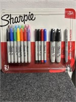 21Ct. Sharpie Permanent Markers