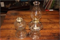 Lot Of 2 Oil Lamps