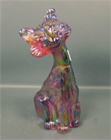 Fenton Iridised Dusty Rose Alley Cat