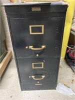 2 Drawer Metal File Cabinet