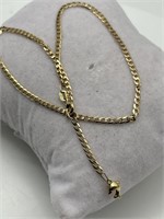 10K Yellow Gold Dolphin Anklet