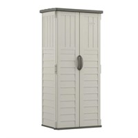 2.8x2.1x6ft. Resin Vertical Storage Shed