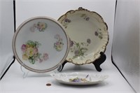 Lavender Floral Porcelain Serving Collection