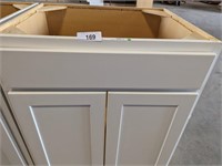 White Base Cabinet - 27" wide