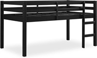 $143 - DHP Milton Junior Twin Loft Bed, Black