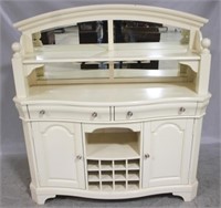 Painted wine bar cabinet