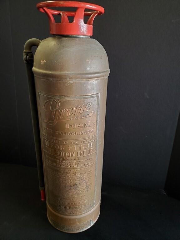 Pyerene Vintage Copper Fire Extinguisher