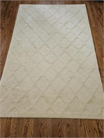 5 X 8 ft. Cream Area Rug from Pier 1 Imports