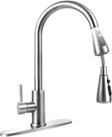 Stainless Steel 304 Kitchen Sink Faucet  1 Hole