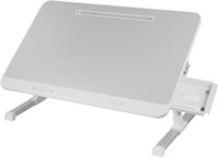 Adjustable Laptop Bed Stand with Storage Drawer