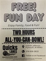 Free fun day  Quick lanes Plymouth