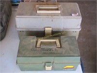 Two Small Fishing Tackle Boxes