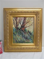 A34 Original oil on canvas, Wild Plum Trees