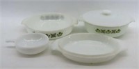 Milk Glass Baking Dishes