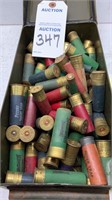 Box Of Different Gauges Ammo Vintage