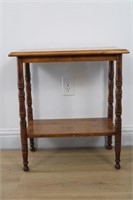 TWO TIER ENTRY WAY TABLE OR PLANT STAND