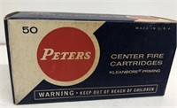 Peters 38 special ammunition advertising box only
