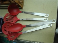 Red Kitchen Utensils