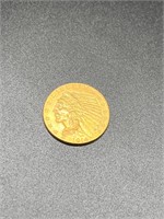 1914 Indian Head $2.50 Gold Coin