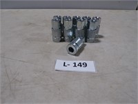 AIR HOSE FITTINGS 10 EACH 1/2"