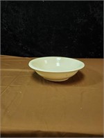 Off white McCoy bowl approx 10 inches diameter