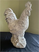 Decorative White Wash Plaster Rooster