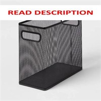 Mesh Hanging File Box Black - Brightroom