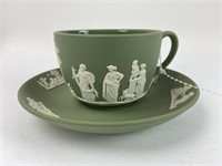 Wedgwood Green English Cup & Saucer