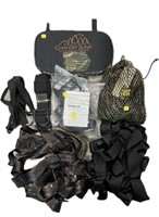 Lot, tree stand accessories includes Hunter