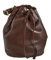 Kelsi Dagger Synch Brown Leather Shoulder Bag