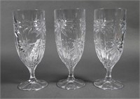 (3) GOLDINGER "PALM BEACH" WATER ICED TEA GLASSE