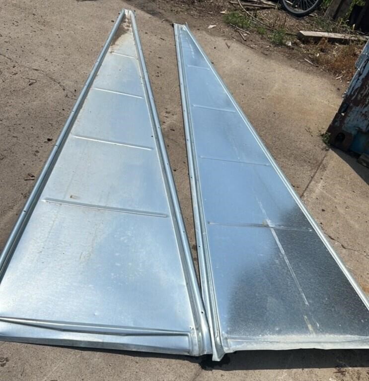 2 Unused Roof Sheets for a 19 foot diameter Grain