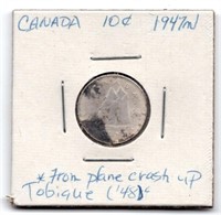1947 ML Canada 10 Cent Silver Coin