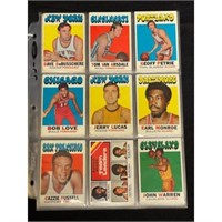 (60) 1970's Topps Vintage Basketball Cards